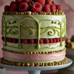 Tort malinowo-pistacjowy - wyjątkowy smak na każdą uroczystość