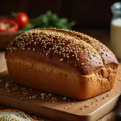 Idealny chleb pszenny z sezamem: Przepis na pyszne kanapki
