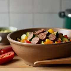 Leczo z cukinią w Thermomixie – łatwy przepis na zdrową wersję lecza