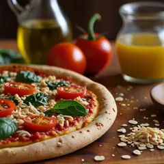 Pizza owsiana z piekarnika: Zdrowa wersja dania na bazie mąki owsianej