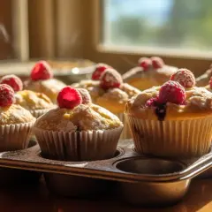 Przepis na muffinki z nadzieniem - pyszne babeczki z nadzieniem