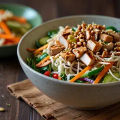 Sałatka tajska z kurczakiem - egzotyczny przepis na pyszną sałatkę