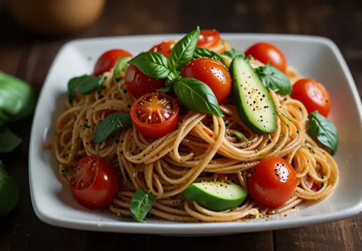 Zdrowe przepisy na fit spaghetti z warzywami: Szybki i pyszny obiad 