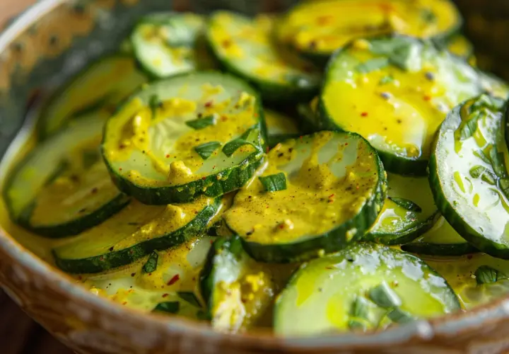 Odkryj łatwy przepis na aromatyczne ogórki curry!