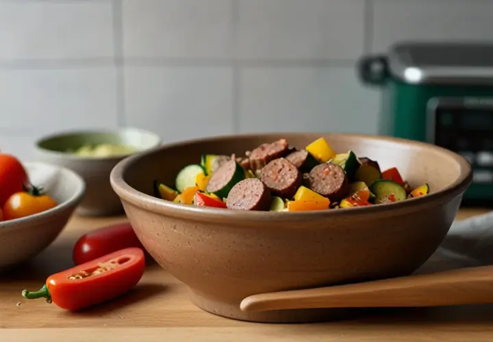 Leczo z cukinią w Thermomixie – łatwy przepis na zdrową wersję lecza