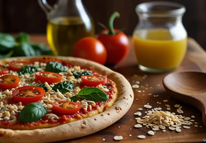 Pizza owsiana z piekarnika: Zdrowa wersja dania na bazie mąki owsianej