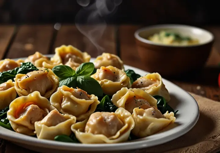 Pyszne przepisy na tortellini z kurczakiem i szpinakiem: Szybkie i smaczne dania