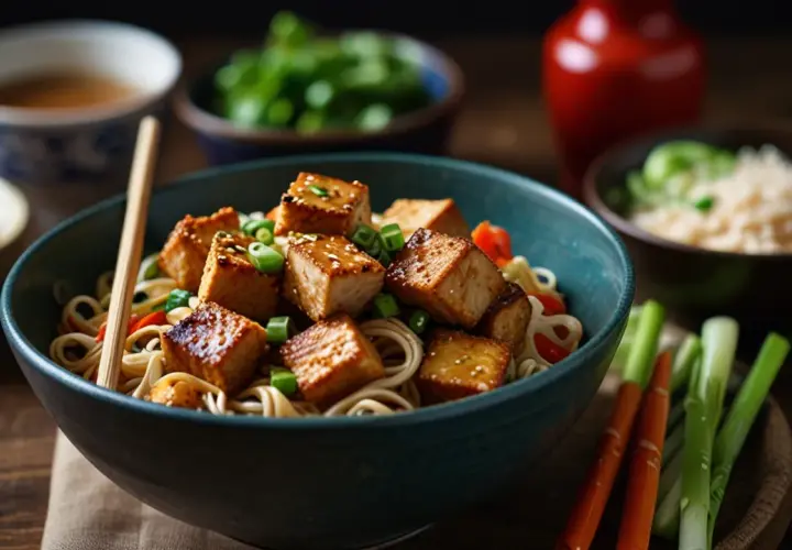 Makaron chiński z tofu: Prosty przepis na pyszne i aromatyczne danie