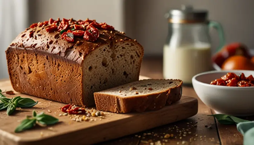 Przepis na chleb z suszonymi pomidorami z Thermomixem