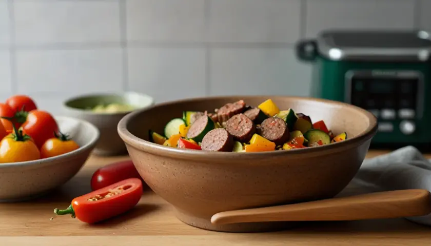 Leczo z cukinią w Thermomixie – łatwy przepis na zdrową wersję lecza