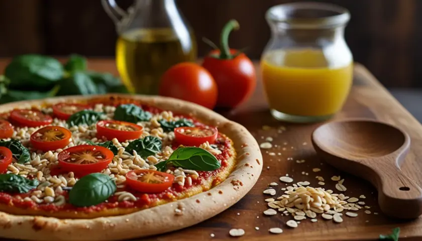 Pizza owsiana z piekarnika: Zdrowa wersja dania na bazie mąki owsianej
