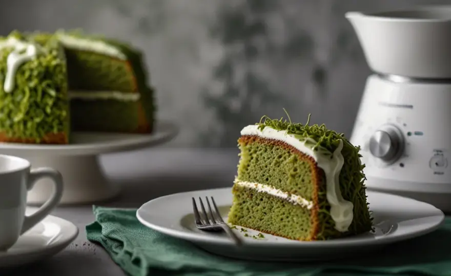 Przepis na ciasto mech Thermomix: Zielony deser z Thermomixu
