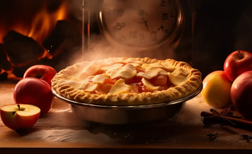 Jak długo piec jabłecznik na kruchym cieście - czas i temperatura pieczenia
