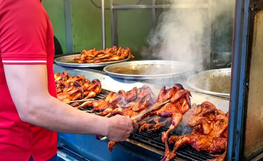 Sos BBQ z suszonymi pomidorami do kurczaka z grilla