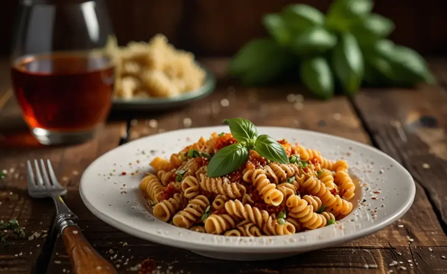 Makaron z pesto z suszonych pomidorów - aromatyczne danie