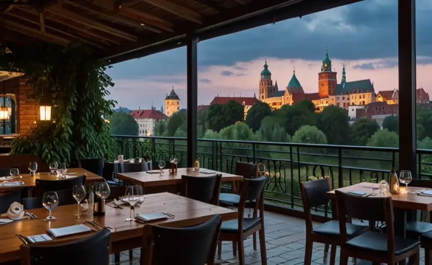 Restauracje na dachu w Krakowie – przegląd miejsc z widokiem na miasto