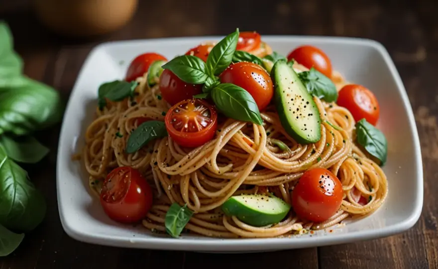 Zdrowe przepisy na fit spaghetti z warzywami: Szybki i pyszny obiad 