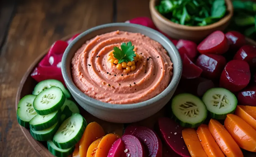 Zdrowa alternatywa: Hummus z burakami i jego wyjątkowy smak oraz korzyści