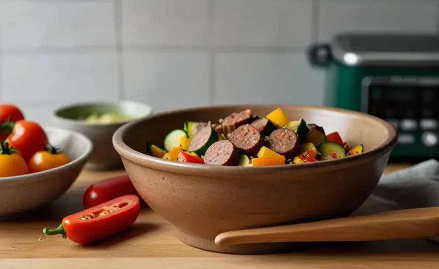 Leczo z cukinią w Thermomixie – łatwy przepis na zdrową wersję lecza