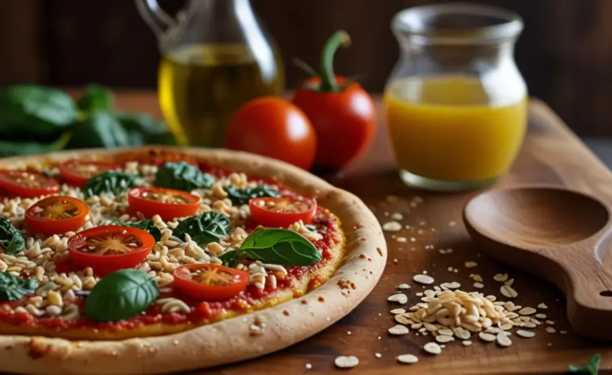 Pizza owsiana z piekarnika: Zdrowa wersja dania na bazie mąki owsianej