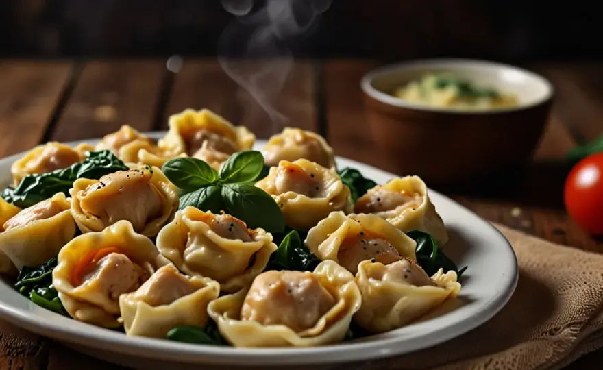 Pyszne przepisy na tortellini z kurczakiem i szpinakiem: Szybkie i smaczne dania