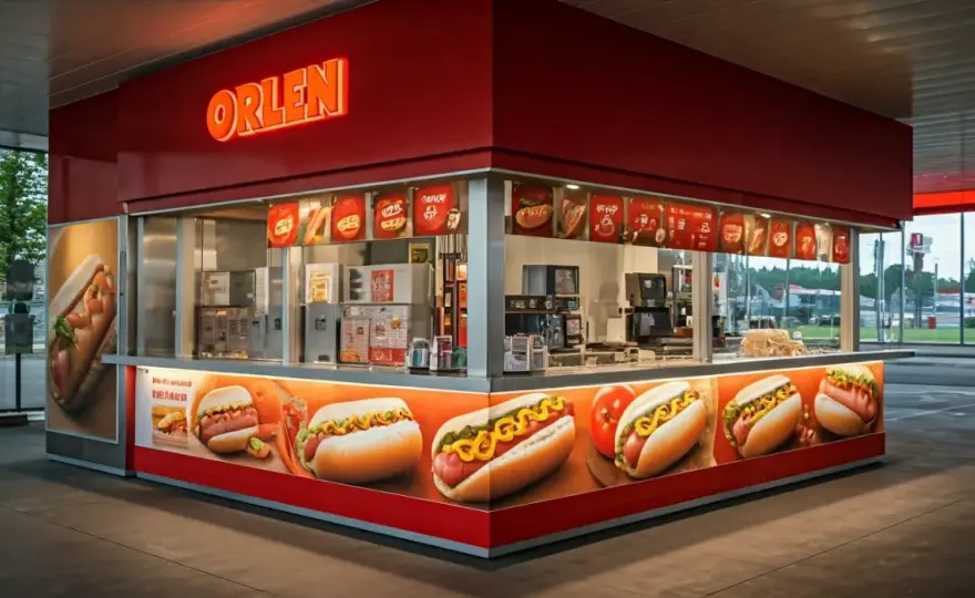 Duży hot dog Orlen - Kalorie i wartości odżywcze