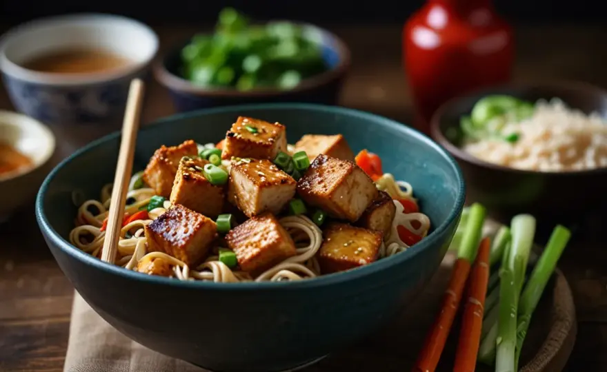 Makaron chiński z tofu: Prosty przepis na pyszne i aromatyczne danie
