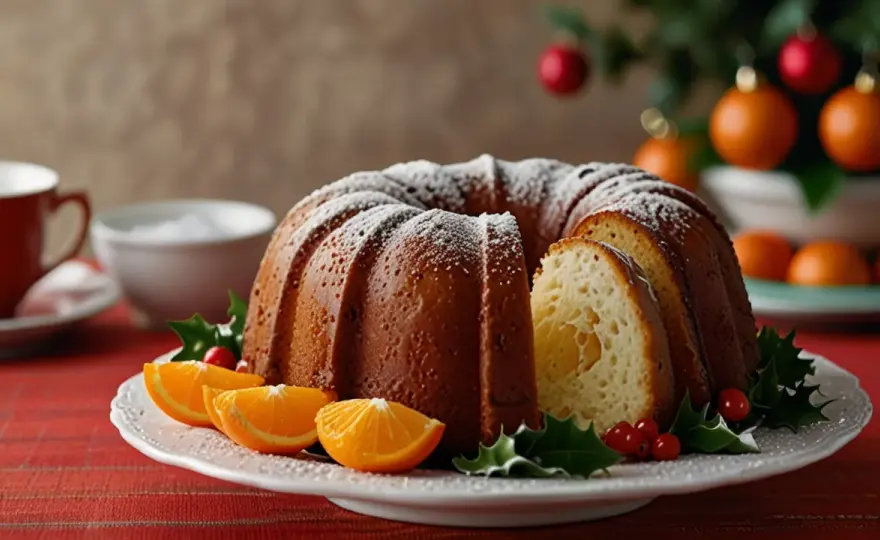 Świąteczna babka z mandarynkami: Idealne ciasto na świąteczny stół