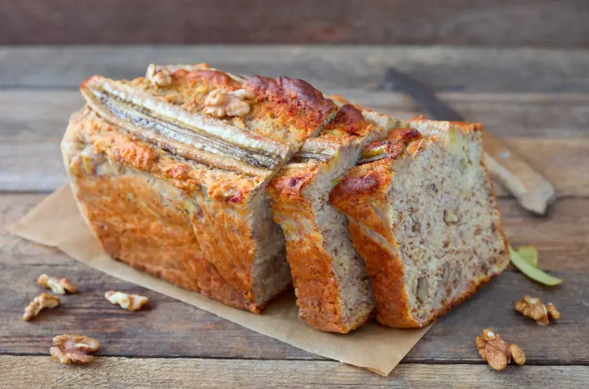 Chlebek bananowy bez jajek: puszysty i bez zakalca. Mój przepis!