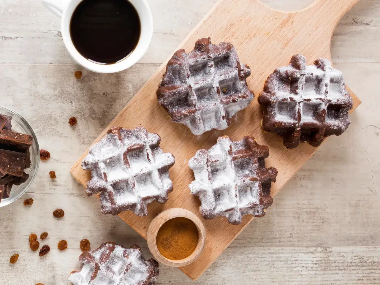gofry bez mleka chrupiące
