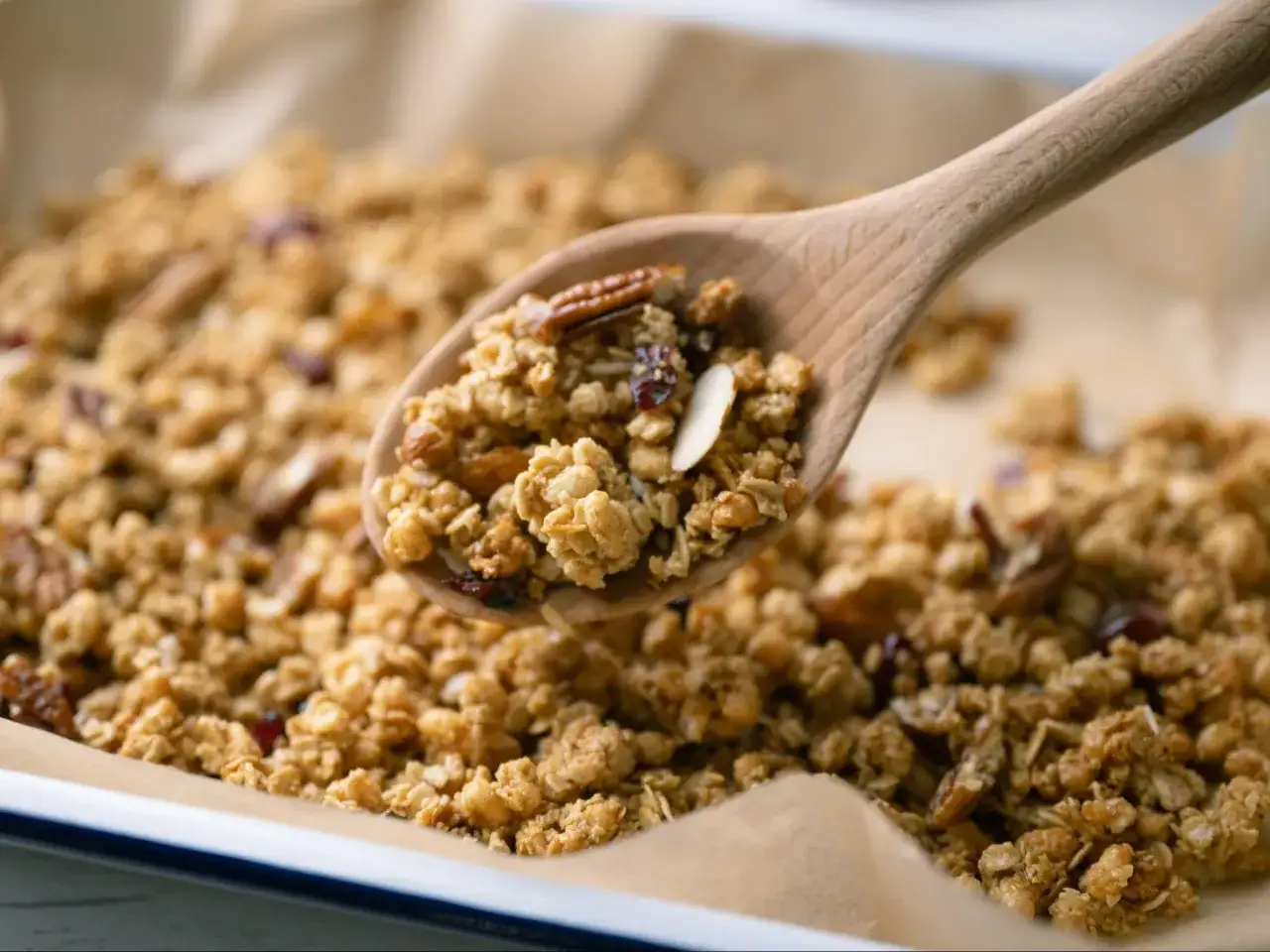 domowa granola z kaszy gryczanej gotowa